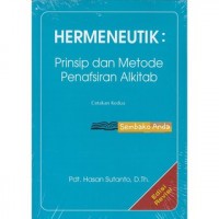 Image of Hermeneutik Prinsip dan Metode Penafsiran Alkitab Cetakan Kedua